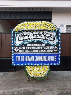 Papan Bunga Duka di Secanggang